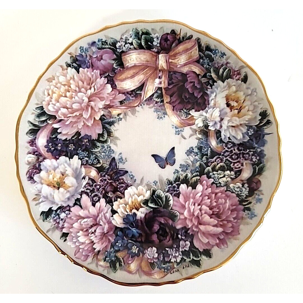The Bradford Exchange "Circle of Love" by Lena Liu 1994 Limited Edition Plate